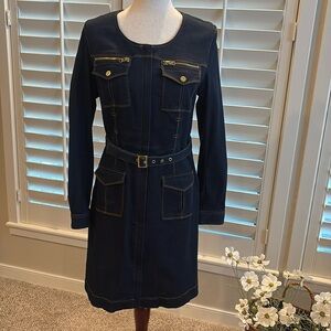 INC International Concepts Denim Dress, Size 6